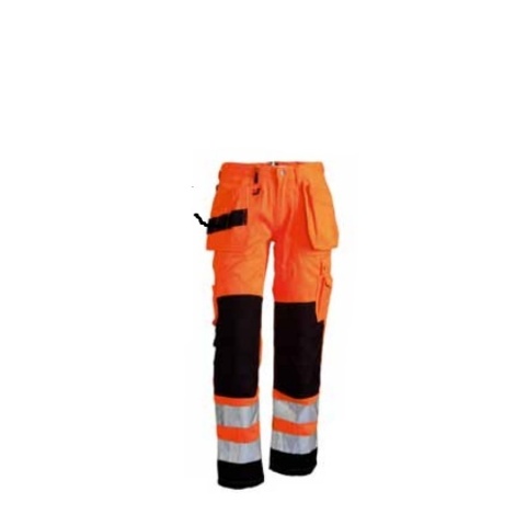 1334791-1 Work trousers, 4 pcs, Worksafe, Hi-Vis, women, Size C36