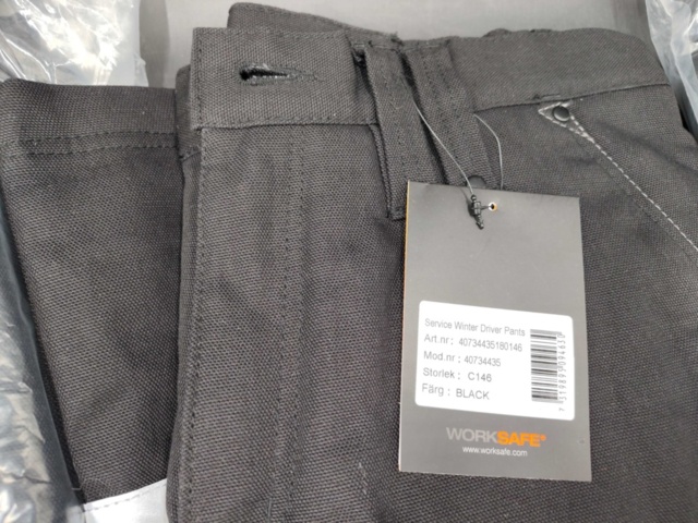 1334819-3 Winter work trousers, 3 pairs, Worksafe, size C146
