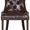 1340205-1 Marie Chair in brown vintage PU 2pcs