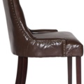 1340205-2 Marie Chair in brown vintage PU 2pcs