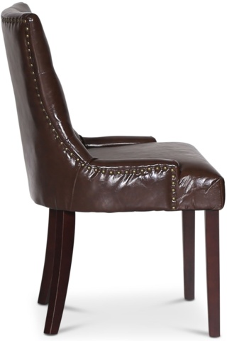 1340205-2 Marie Chair in brown vintage PU 2pcs