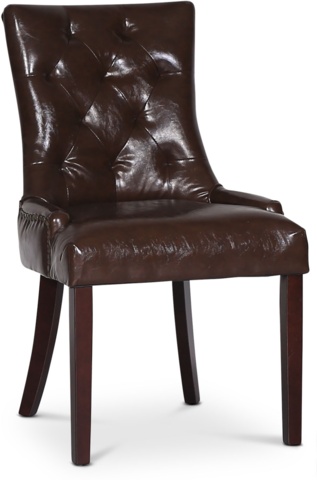 1340205-4 Marie Chair in brown vintage PU 2pcs