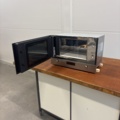 1137730-3 Smeg microwave with grill MP322X1