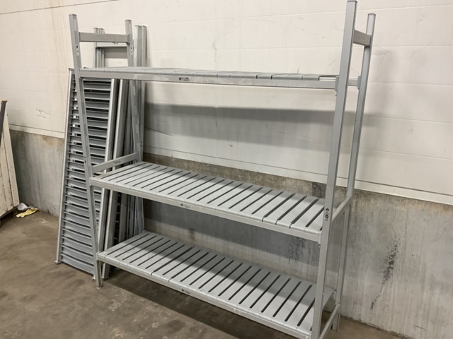 1198307-2 2 storage shelves/cold room shelves