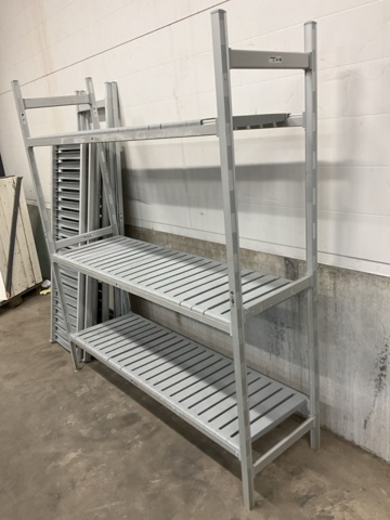 1198307-3 2 storage shelves/cold room shelves