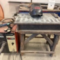 1316707-1 Mig welder Scanweld with tube, welding table, welding helmet