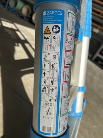 1316730-4 1st step ladder & 1st telescopic ladder - Zarges/Wibe