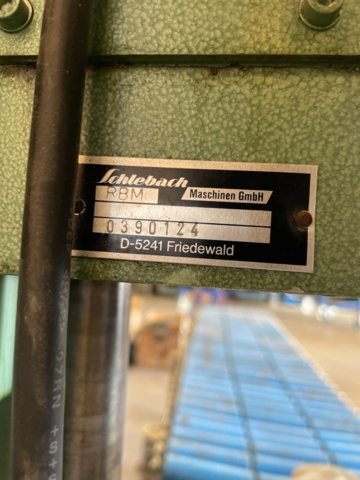 1316723-5 Rundvals Schlebach RBM, rullbanor