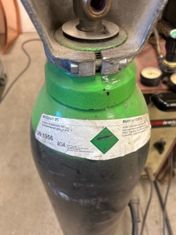 1316707-7 Mig welder Scanweld with tube, welding table, welding helmet