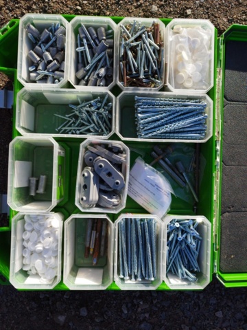 1334626-1 Window & door assembly, 2 pcs – ESSVE, inserts, fittings, screws, spacers, plugs