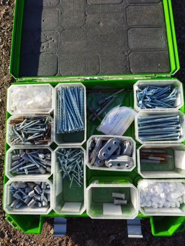 1334626-3 Window & door assembly, 2 pcs – ESSVE, inserts, fittings, screws, spacers, plugs