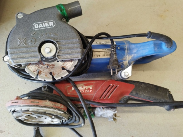 1334631-1 Concrete tools, 2 pcs – Baier, Hilti, tracker, grinder