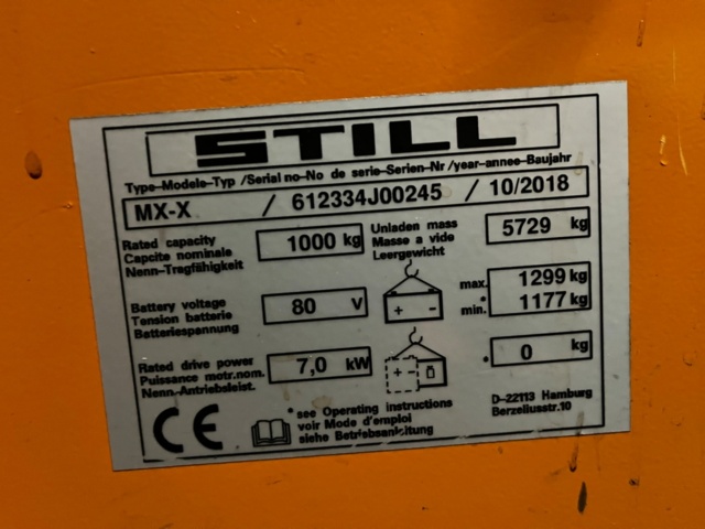 1341053-12 Order picker/stacker vertical Still MX-X