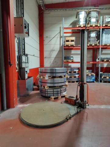 1341028-1 Stretch film machine Haloila Rolle 5