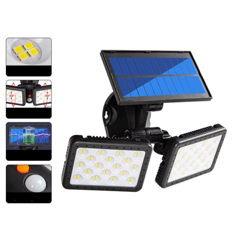 1341392-2 Lighting, dual headlights, solar cell charging and movement tendons - Shipping included