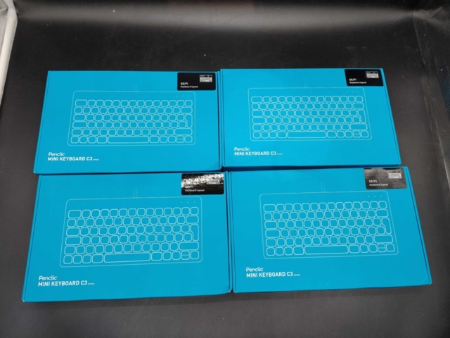 1341165-2 Keyboard mini C3, 4 pcs, Penclic, black