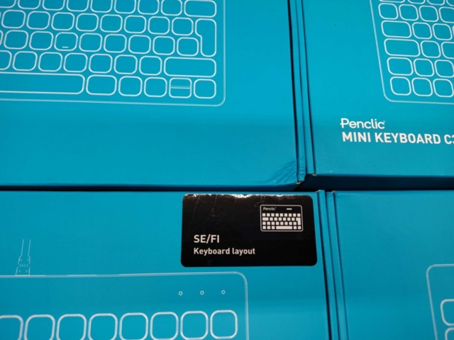 1341165-3 Keyboard mini C3, 4 pcs, Penclic, black