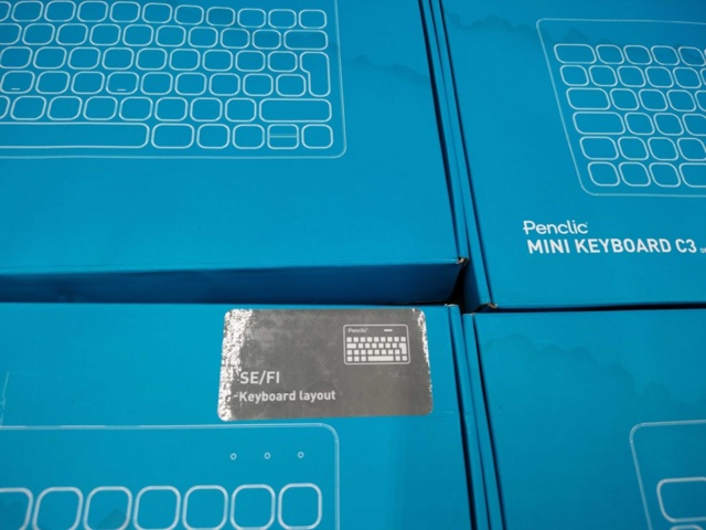 1341166-3 Keyboard mini C3, 4 pcs, Penclic, white