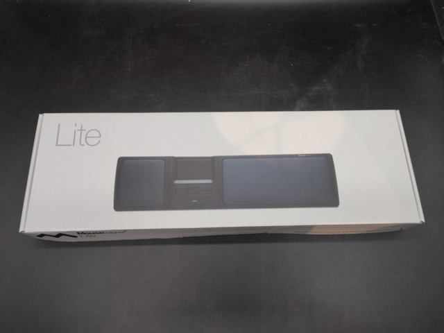 1341168-5 Mousetrapper Lite pointing device, black, with wrist rest