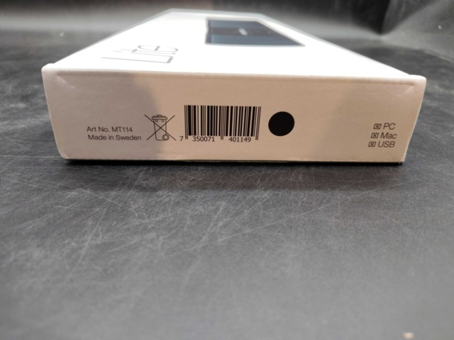 1341168-6 Mousetrapper Lite pointing device, black, with wrist rest