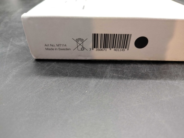 1341169-6 Mousetrapper Lite pointing device, black, with wrist rest