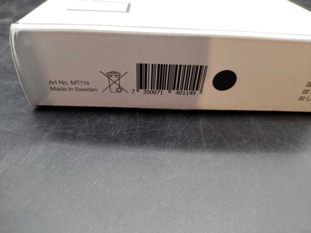 1341171-6 Mousetrapper Lite pointing device, black, with wrist rest