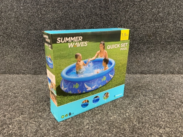 1341563-2 Children's pool Mountfield Swing, blue