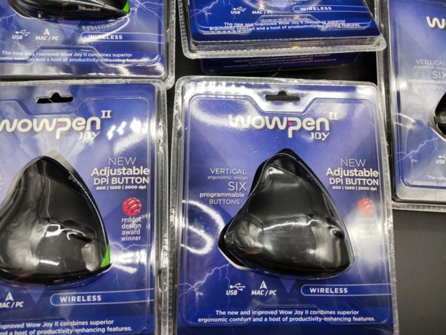 1341181-4 Vertical mouse, 6 pcs - Wowpen, adjustable dpi, wireless