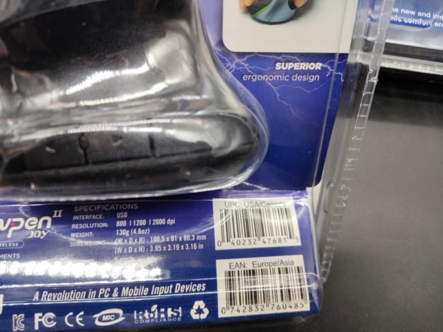 1341181-5 Vertical mouse, 6 pcs - Wowpen, adjustable dpi, wireless