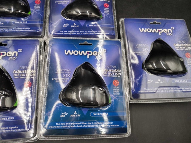 1341182-4 Vertical mouse, 6 pcs - Wowpen, adjustable dpi, wireless