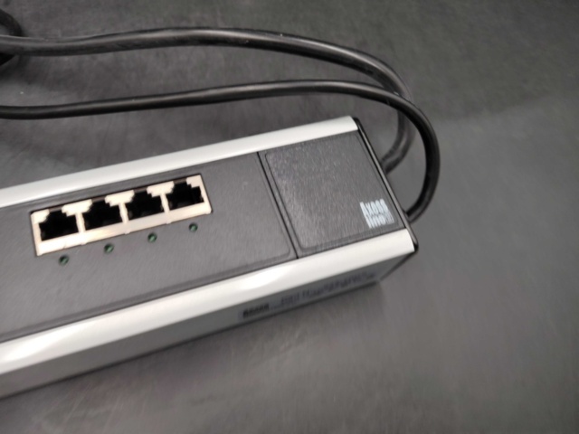1341195-7 Power strip with network ports, 6 pcs - Axessline 935-T6DS, 6 outlets