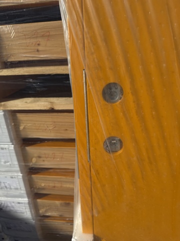 1341745-6 Front door Diplomat doors Laila Glass 10-21 right Yellow 1pc NEW