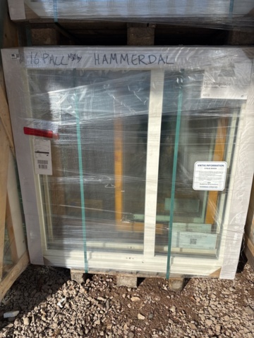 1341757-10 Window Wood/Aluminum turn -3-glass 14x14 1 pc NEW