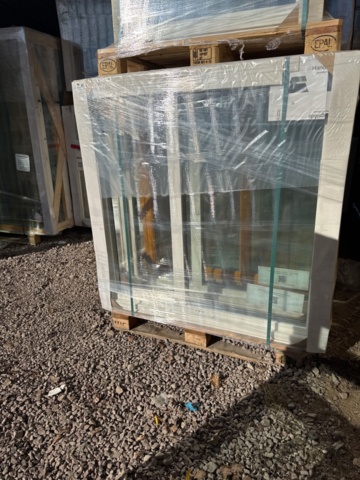 1341779-7 WindowWood/Aluminum turn -3-glass 14x14 1 pc