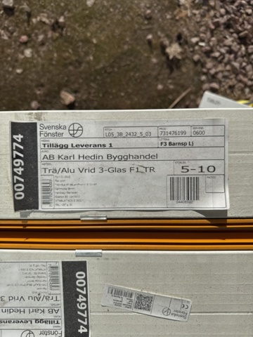 1341790-4 Window Wood/Aluminum turn -3-glass 5-10 2pcs NEW