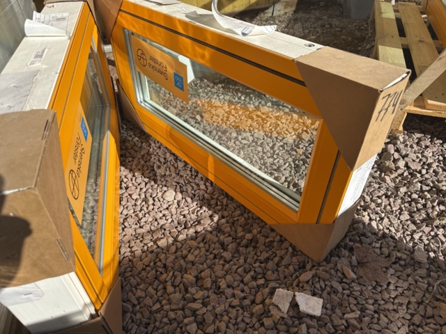 1341790-6 Window Wood/Aluminum turn -3-glass 5-10 2pcs NEW