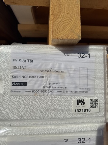 1341799-4 Warm storage doors smooth Yellow 10-21 left 1 pc NEW