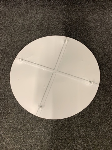 1341623-6 Garden table metal/mosaic