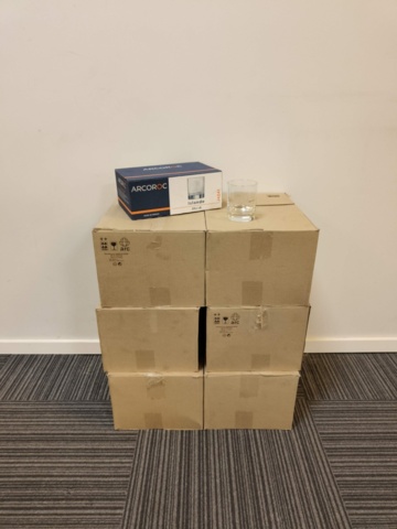 1330966-1 Lot of drinking glasses Arcoroc