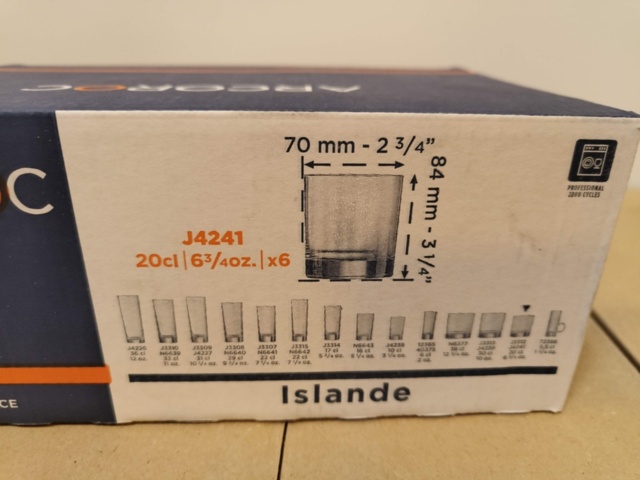 1330966-5 Lot of drinking glasses Arcoroc