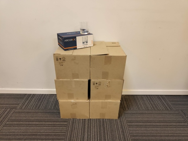 1330967-2 Lot of drinking glasses Arcoroc