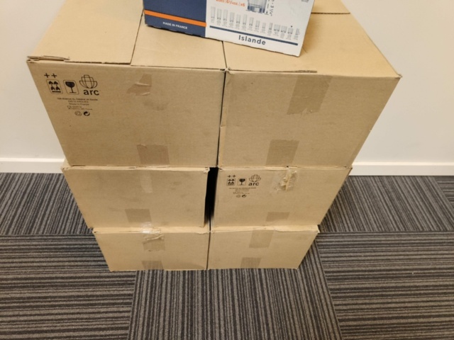 1330967-5 Lot of drinking glasses Arcoroc