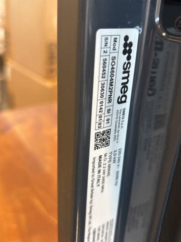 1137753-9 Smeg combination microwave compact oven SO4604M2PNR