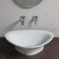 1342138-1 Washbasin Rectangular Polystone White Matt, V36-MATT 48x40x13.5cm