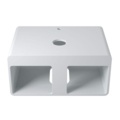 1342139-2 Wall-hung Polystone Washbasin base, matt white finish K54-MATT 68X48X32cm