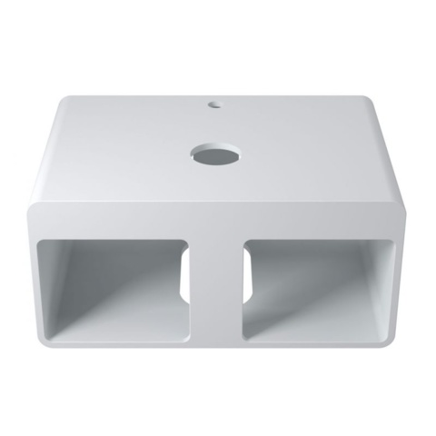 1342139-2 Wall-hung Polystone Washbasin base, matt white finish K54-MATT 68X48X32cm