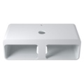 1342142-1 Wall-mounted Polystone Washbasin base, glossy white finish K52-BLANK 110X48X32cm