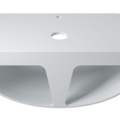 1342143-2 Wall-mounted Polystone Washbasin base, matt white finish K55-MATT 80X48X35cm