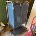 1333902-2 Tool cabinet on wheels and 2 sack carts