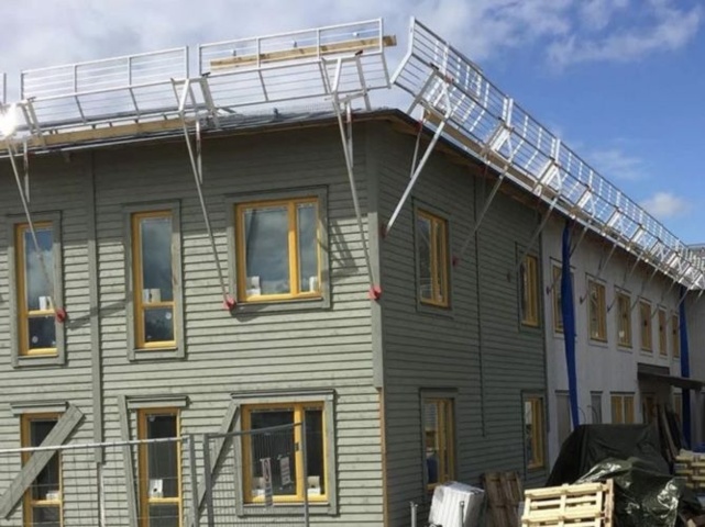 1342230-5 Fall protection railings 30 meter package - Roofac RSS